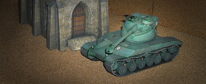 Инструкция по созданию модели танка из бумаги