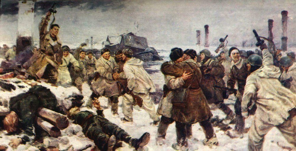 Прорыв блокады Ленинграда. 1943 г